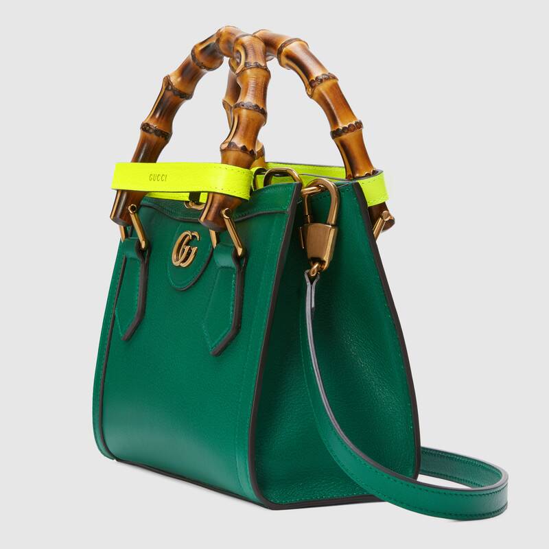 Gucci Diana Mini Tote Bag Shoulder Bag 655661 Green